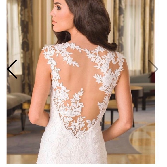 👰🏻Justin Alexander ‘8858’ Wedding Gown Lace Back - Picture 2 of 8